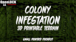 Colony Infestation - 3D Printable Sci-fi Terrain -OpenLOCK