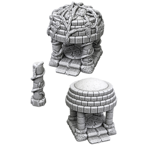 Jungle Temples - 3D Printable