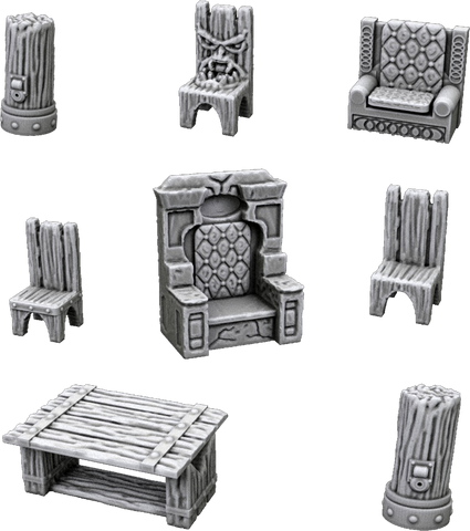 28mm Orgres Throne Room