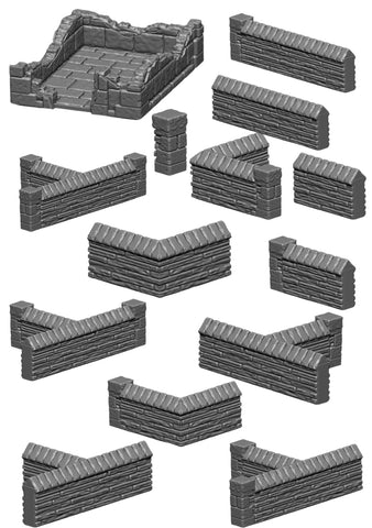 Churchyard Walls - 3D Printable