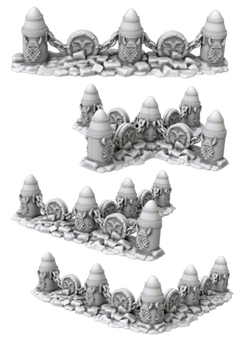 Dwarvern Defence Line 2 - 3D Printable