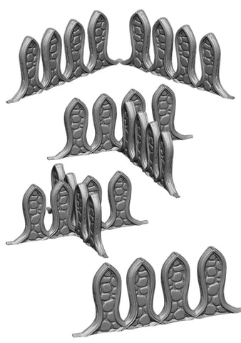 Elven City Small Walls - Stone