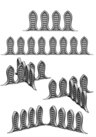 Elven City Small Walls - Wicker