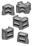 Fantasy Library Bookcases - Wood & Stone - Empty
