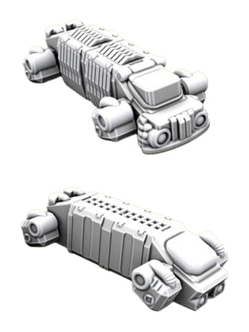 Sci-fi Hover Cargo Transports