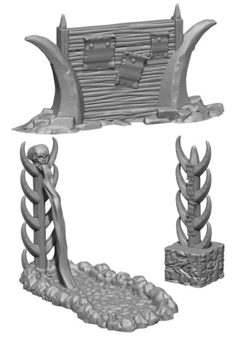 Orc Horde - Town Square - 3D Printable