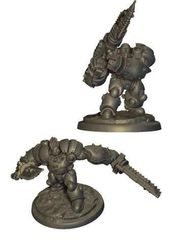 Space Dwarves - Heavy Armour - Pack 5