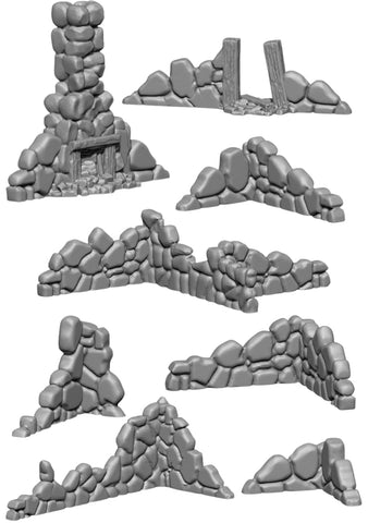 Townsfolke Ruins - 3D Printable