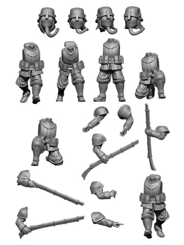 Trench Warfare - Deathseekers Crusaders - Multipart Kit