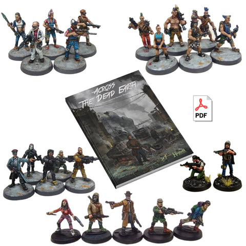 Across The Dead Earth Miniature Bundle + PDF Rulebook - BLACK FRIDAY