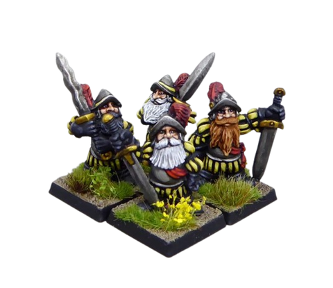 Landsknechte Mercenary Fantasy Dwarves Greatswords