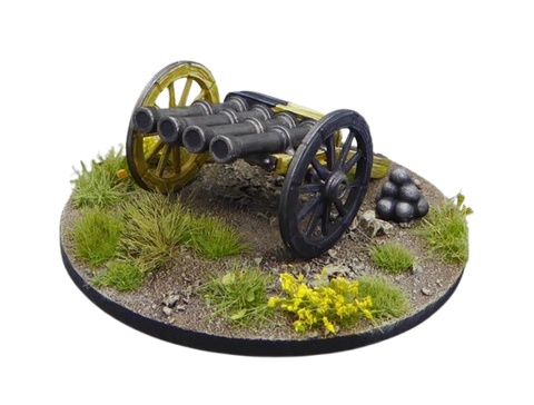 Landsknechte Mercenary Fantasy Dwarves Multi Barreled Cannon