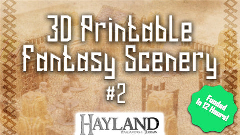 3D Printable 28mm Fantasy Scenery #2 - Late Pledge