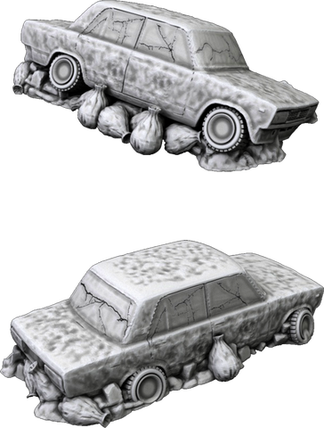 Car Wreck - 3D Printable