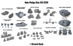 3D Printable Sci-fi Terrain, Scenery and Vehicles!  Late pledge!
