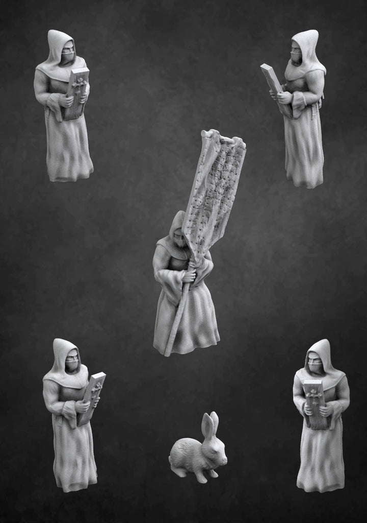 The Holy monks & Rabbit – Hayland Terrain