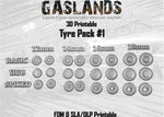 Gaslands Tyre Pack #1 - 3D Printable