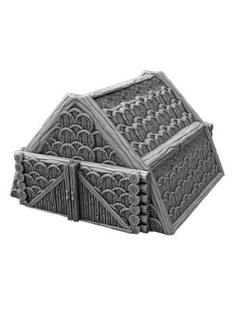 Viking Hall - 3D Printable