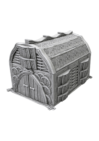 Viking Wicker House 3 - 3D Printable