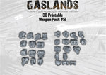 Gaslands Weapon Pack 5 - 3D Printable