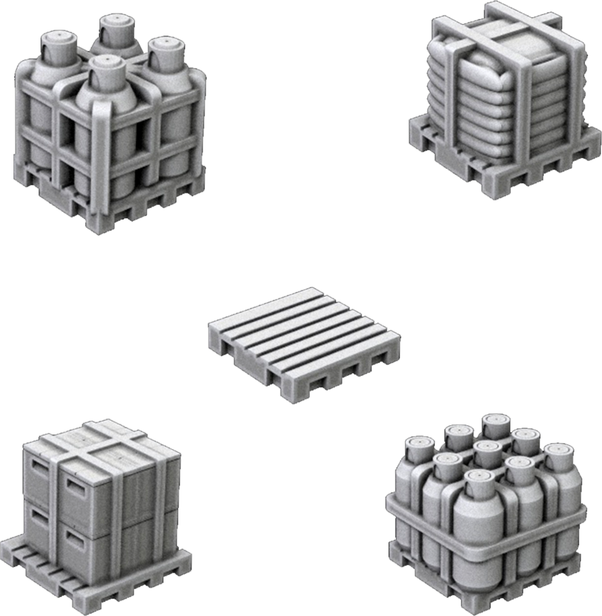 28mm Cargo Crate Set Hayland Terrain