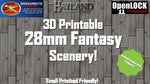3D Printable 28mm Fantasy Scenery #1