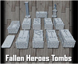 28mm Fallen Heroes Tombs