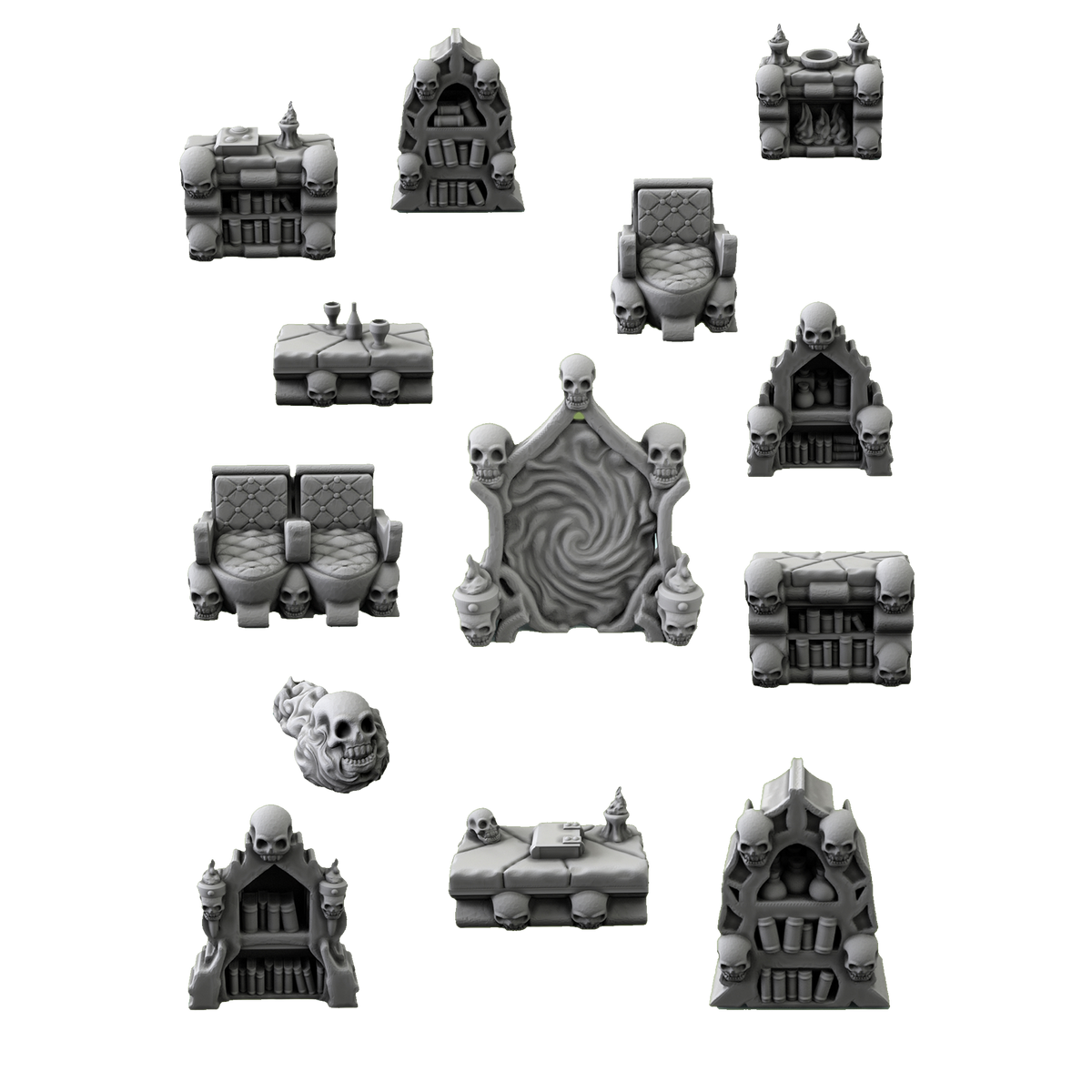 Necromancers Study - 3D Printable – Hayland Terrain